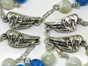 The Rosary of the Holy Angels with Genuine Mother of Pearl By Ghirelli of Italy