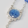 Saint Benedict Silver Plated Rosary By Ghirelli