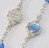 Saint Benedict Silver Plated Rosary By Ghirelli