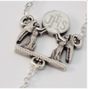 First Communion Sterling Silver Rosary With Angels By Ghirelli