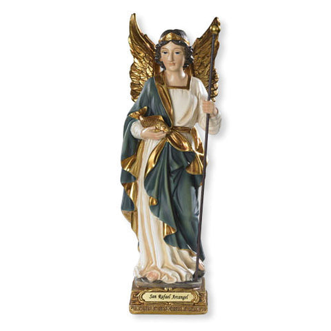 Saint Rafael Guardian Angel Statue From The Barcelona Collection