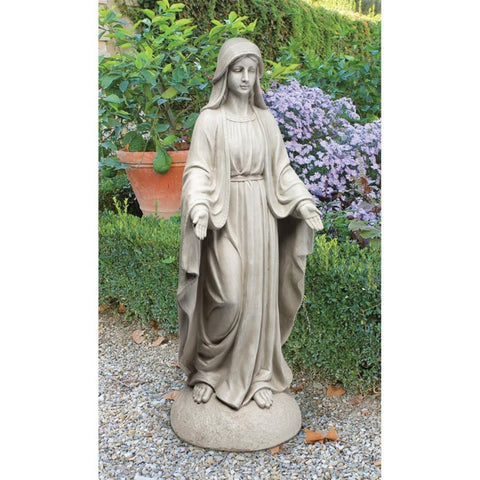 Madonna of Notre Dame Garden Statue Patio or Chapel Decor