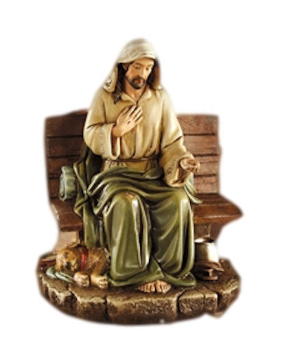 Jesus No Place To Rest Christian Statue