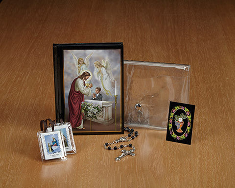 First Communion Blessed Sacraments Boys Wallet Set
