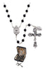 Boys Black First Communion Rosary