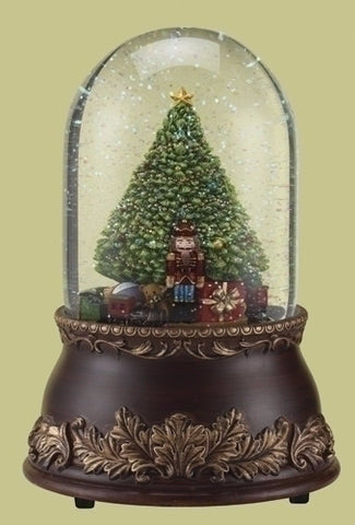 Christmas Tree Musical Globe With Revolving Train  Joseph Studio Collection
