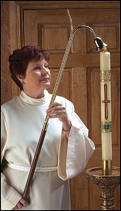 Candlelighter With Bell Snuffer Church Or Chapel