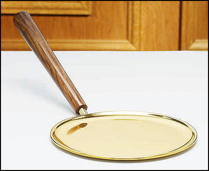Communion Paten With Wooden Handle