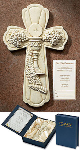 First Communion Gift Cross By Toscano