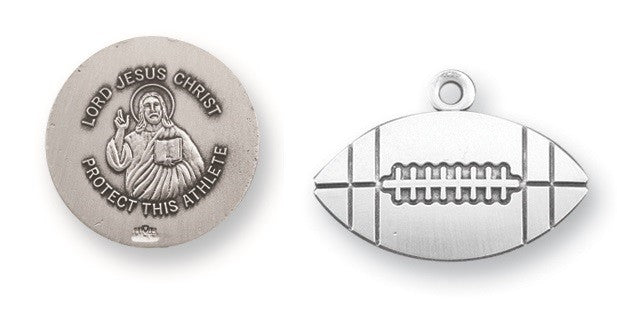 Sterling Silver Football medal