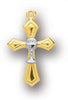 communion chalice gold cross pendant on chain