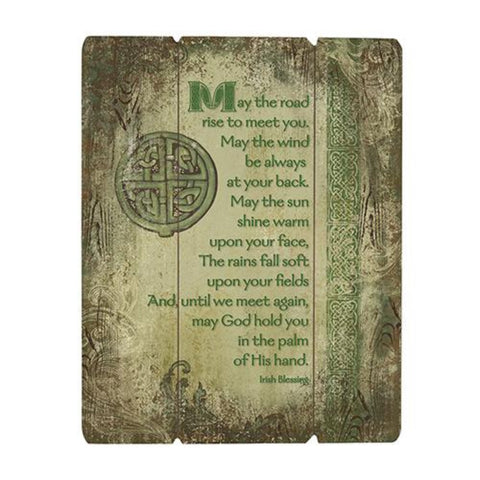 Irish Blessing Prayer Pallet Wall Plaque