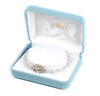 Sterling Silver Miraculous Medals Heavy Link Bracelet 