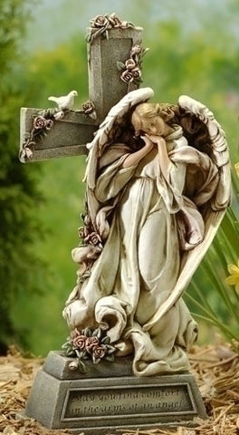 Memorial Angel Statue  May You Find Comfort In the Arms of An Angel