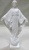 Madonna Our Lady of Smiles religious Statue  in White - Veronese Collection