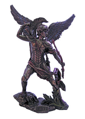 Archangel Uriel Angel Of Light Statue  Veronese Collection