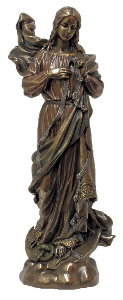 Our Lady of Knots Bronze Style Statue