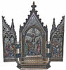 Jesus Crucifixion Triptych Statue