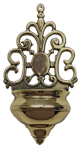 Brass Holy Water Font Made In Italy