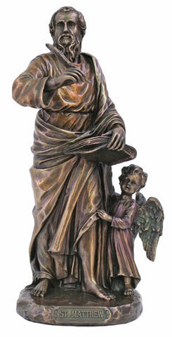 Saint Matthew The Apostle Cold Cast Bronze Statue  Veronese Collection