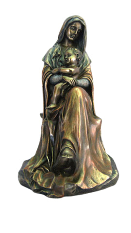 Madonna And Child Bronze Style Statue  Veronese Collection