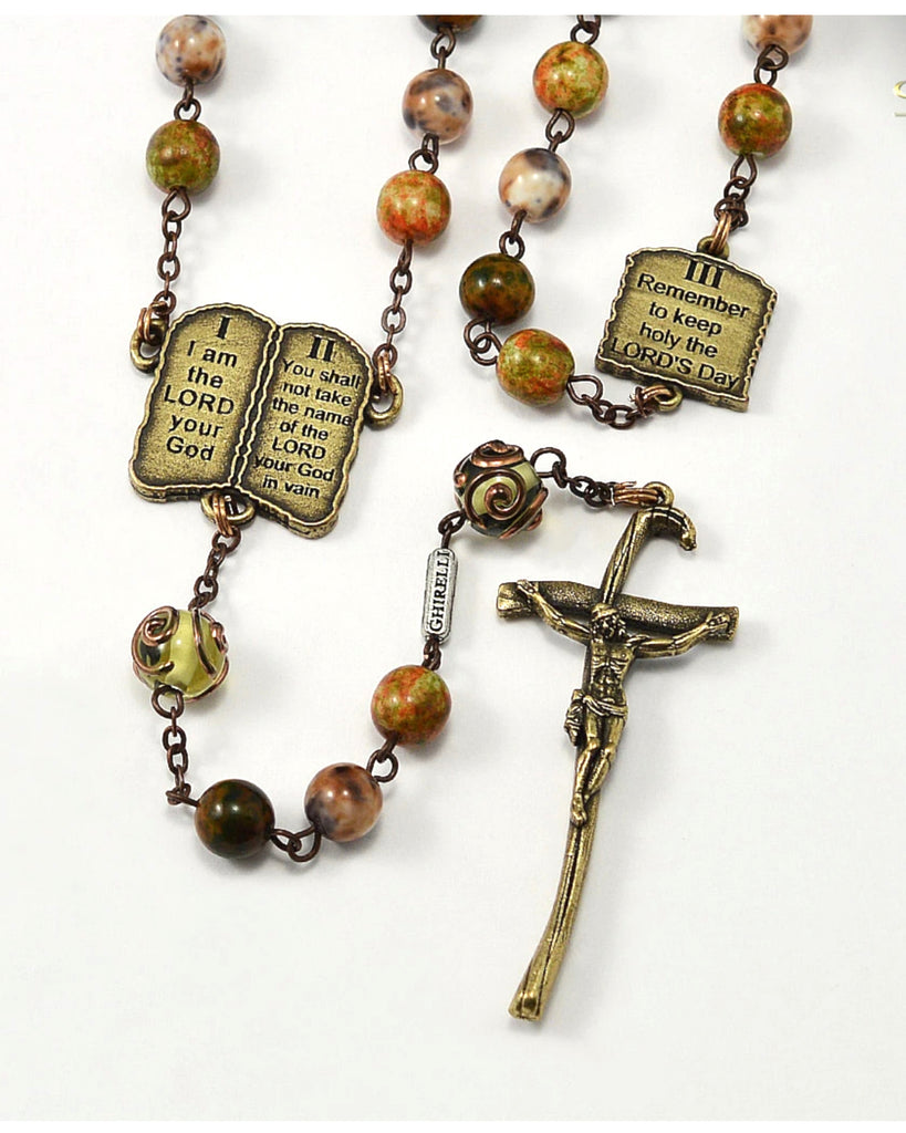 The Ten Commandments Rosary by Ghirelli