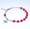 Holy Spirit Red Crystal Bracelet